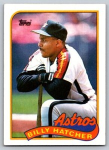 1989  Topps #252 Billy Hatcher Houston Astros