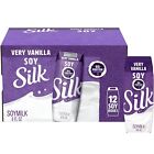 Silk Soy Milk Very Vanilla-8 Fluid Ounce (Pack of 12) 8 Fl Oz-USA
