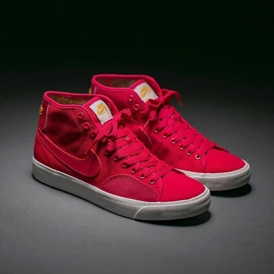 PRE-AUTH Nike SB Blazer Court Mid PRM Canvas Skate Shoe, Paisley Hibiscus DH7479 - Image 1 of 4
