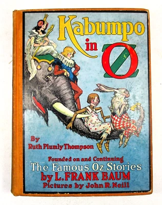 "Kabumpo in Oz" L. Frank Baum John R Neill ca 1930s Hardcover  Reilly & Lee Co — 第 1/4 张图片