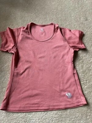 Camiseta Mountain Hardwear Feminina Manga Curta Ferrugem Ultra Leve Tamanho XS - Imagem 1 de 4