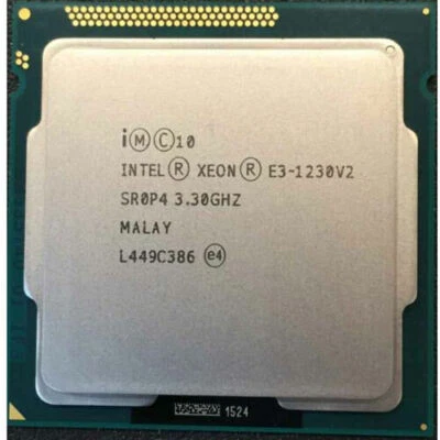 Intel Xeon E3-1230V2 3.3GHz Quad-Core 8M Processor LGA1155 H2 Non-GPU CPU 69W - Image 1 of 2