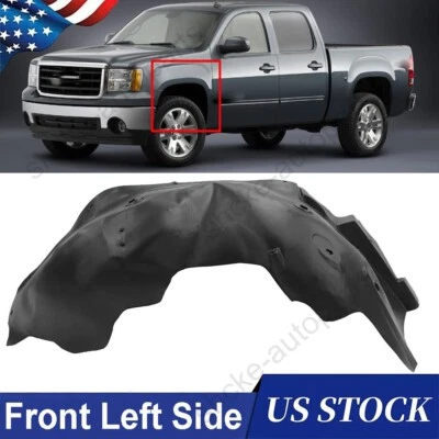 Fender Liners Front Inner Panel Left/Driver Side For GMC Sierra 1500 2007-2013 Foto 1 de 4