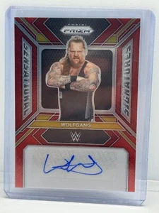 Wolfgang Red Prizm /99 Sensational Signatures Auto 2024 Panini Prizm WWE SS-WOL - Bild 1 von 2