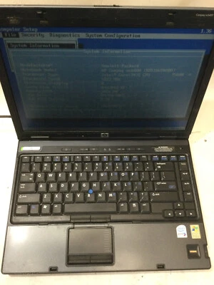 HP COMPAQ NC6400 - FOR PARTS - INTEL CENTRINO DUO - 1GB RAM - READ DESCRIP -BB - Image 1 of 4