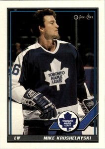 1991-92 O-Pee-Chee NHL Mike Krushelnyski #324