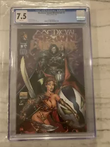 Medieval Spawn / Witchblade #3 (Image Comics Malibu Comics July 1996) CGC 7.5 - Picture 1 of 24