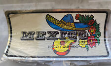 Autocollant prisme vintage années 80 prismatique Mexique Lindo Querido en plastique d'origine