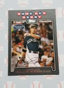 Super Rare 2008 Topps Update Black #ed /57 Grady Sizemore Card #UH154 Indians - Picture 1 of 3
