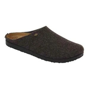 DR SCHOLL ELIO MEN'S SLIPPER IN BROWN WOOL - Picture 1 of 3