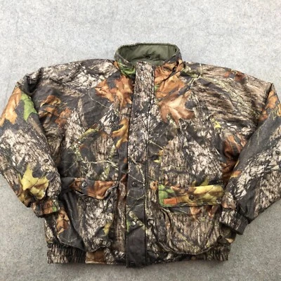 Woolrich Jacket MenXL Camouflage Hunting Reversible Mossy Oak Break Up Outdoors - Image 1 of 4