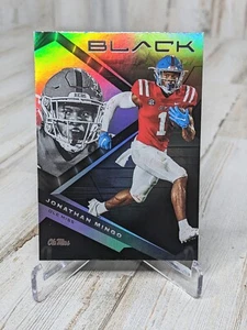 JONATHAN MINGO 2023 CRONACHE DRAFT PICKS NERO #17 ROOKIE RC PANTHERS - Foto 1 di 2