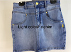 Nwt Ladies Bettina Liano Denim Shorter Length/Mini Skirt