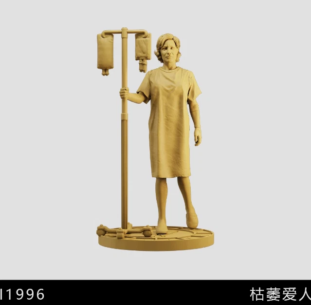 1/35 Resin Fantasy Female Warrior Unpainted 1996 - Image 1 of 1