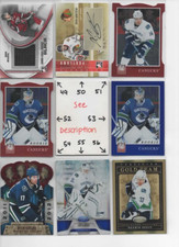 Vancouver Canucks ** SERIAL #'d Rookies Autos Jerseys * ALL CARDS ARE GOOD CARDS