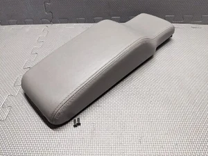 1995-2005 Buick Park Avenue DARK GRAY Center Console Leather Armrest Top Lid OEM - Picture 1 of 12