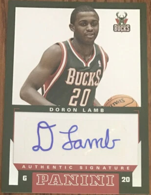 2012-13 Panini Rookie Signatures Doron Lamb #45 Milwaukee Bucks - Image 1 of 2