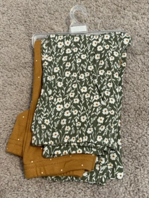 Just One You by Carters Bebé Infante Niñas 2 pk Pantalones Cintura Elástica Talla 12M Foto 1 de 2