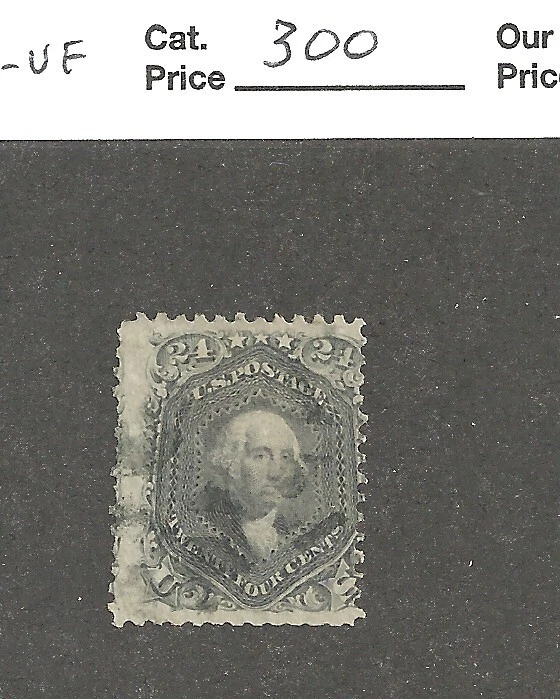US Scott # 78b, 24 cent gray, 1862, VF Cat. $300 - Image 1 of 2