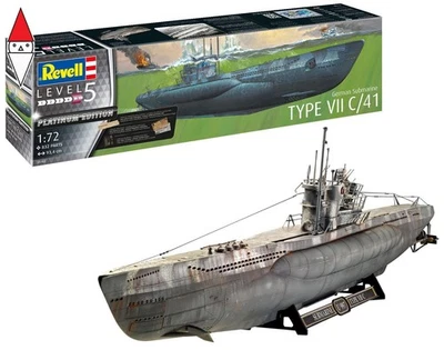 REVELL 1/72 GERMAN SUBMARINE TYPE VII C/41 - Immagine 1 di 4