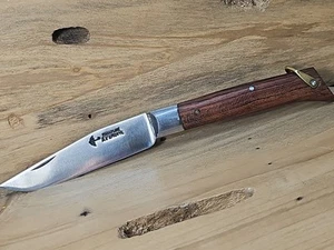 VTG FRENCH HAND MADE PARAPLUIE L'ÉPREUVE FOLDING POCKET KNIFE A75 - Picture 1 of 14