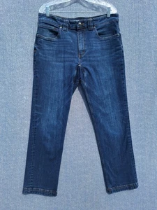 Duluth Trading Co Mens Blue Jeans 34X30 Ballroom Double Flex Slim Fit Tool Pocke - Picture 1 of 13