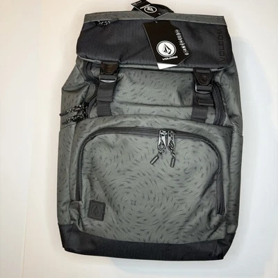 Volcom Charter Fold Over Backpack Squadron Green 20L Laptop Compartment NEW - Image 1 of 4