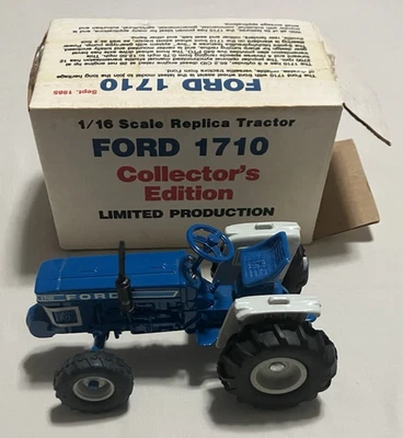 1/16 Ford 1710 Die-cast Ertl Tractor with Box from 1985 - Image 1 of 4