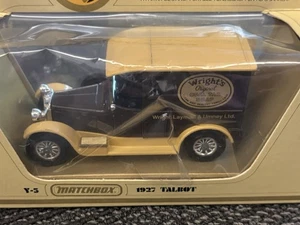 Matchbox Y-5 1927 Talbot Wright’s MIB Models Of Yesteryear - Picture 1 of 5