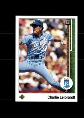 1989 Upper Deck - Charlie Leibrandt #637 - Image 1 of 2