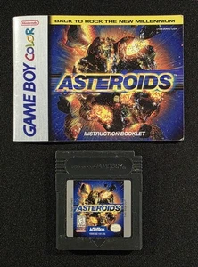 Asteroids w/Manual (Nintendo Game Boy Color, GBC) Cartridge Tested - Foto 1 di 3
