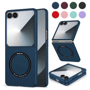 Magnetic Shockproof Case Slim Hybrid Cover For Samsung Galaxy Z Flip 7 6 5 4 3 - Picture 1 of 65
