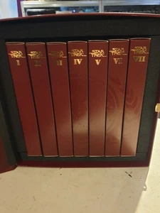 star trek 30th anniversary 7 Video Pack Plus Book Very Good Condition Vintage - Picture 1 of 11