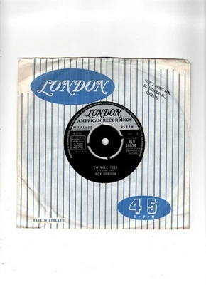 ROY ORBISON - TWINKLE TOES / WHERE IS TOMORROW. UK ORIG 1966 7" & CO/SL. N/MINT - Image 1 of 2