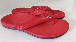 Vionic Tide II Damen-Flip-Flop-Zehenstegsandale rot Riemen Orthesen Komfort Größe 9 - Bild 1 von 11