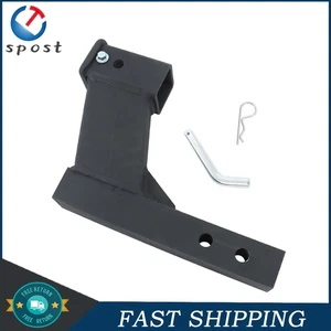 10000lbs Trailer Hitch Extender New For 2 Inch Receiver with 8 Inch Rise or Drop - Picture 1 of 12