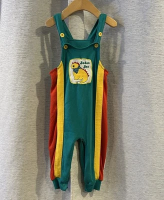 Mameluco vintage años 90 HEALTHTEX bebé 18 meses bloque de color de una pieza Foto 1 de 4