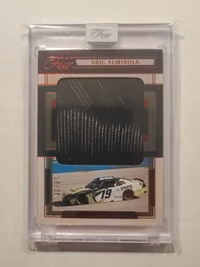 2025 Panini Turn Four NASCAR Aric Almirola #JTS-AAL Jumbo Tire Swatches 10/25 - Picture 1 of 2