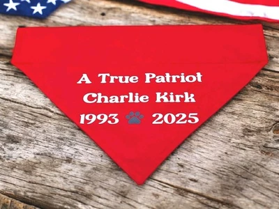 Шарф бандана над воротником бандана для собаки Charlie Kirk - Изображение 1 из 4