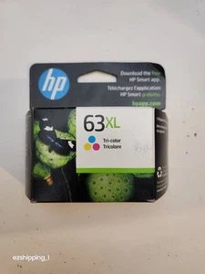HP 63XL Tri-Color Cyan Magenta Yellow Ink Cartridge Genuine New Sealed 2026 - Bild 1 von 6