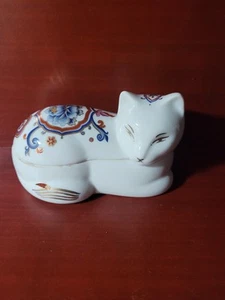Vintage Cat Chinoiserie Collection Elizabeth Arden Candle / Figurine / Container - Picture 1 of 4