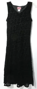 Woman Sz S Dress Black Outer is Sheer With Soft Embellishment by April Cornell - Picture 1 of 5