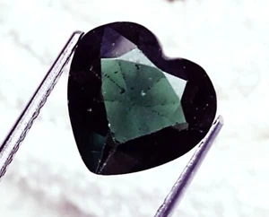 Natural Green Tourmaline 5.20 Ct Certified Heart Cut Loose Gemstone ~ Free Gift - Picture 1 of 7