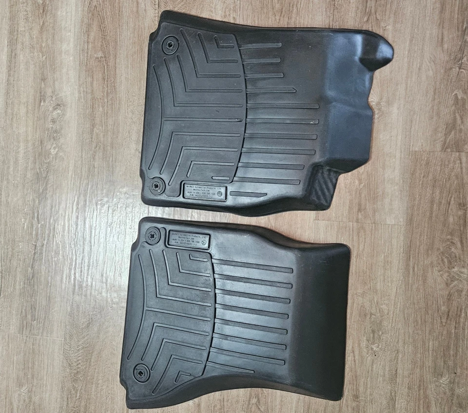 Juego alfombrillas delanteras negras (TL) B8 2010-2016 AUDI A5 S5 RS5 A4 S4 Weathertech Foto 1 de 4