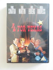 4 FOR TEXAS (DVD) FRANK SINATRA DEAN MARTIN 1963 REGION 2 - Picture 1 of 3