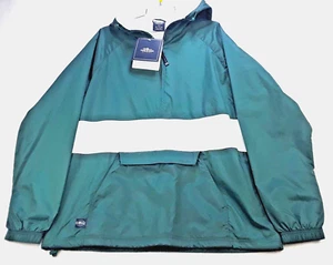 Charles River Apparel Rain Jacket Green Men Size M Wind Water Resistant Pullover - Picture 1 of 15