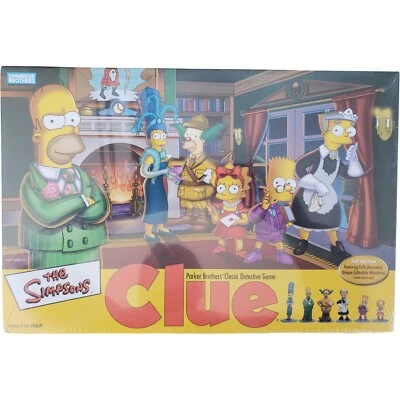 Hasbro The Simpsons Clue Detective Board Game- NEW - Image 1 of 2