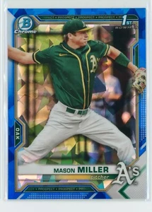 2021 Bowman Chrome Draft Sapphire Mason Miller - BDC-85 (B) - Picture 1 of 2