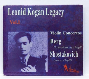 LEONID KOGAN Legacy vol.1 - BERG, SHOSTAKOVICH violin concerto ARLECCHINO CD NM - Picture 1 of 2