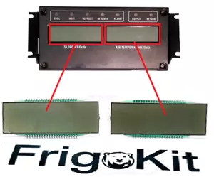 12-00433-03RP LCD DISPLAY FÜR TRÄGER 69NT40 ML3/ML5 69NT40-501 BEHÄLTER 2 STÜCK - Bild 1 von 4